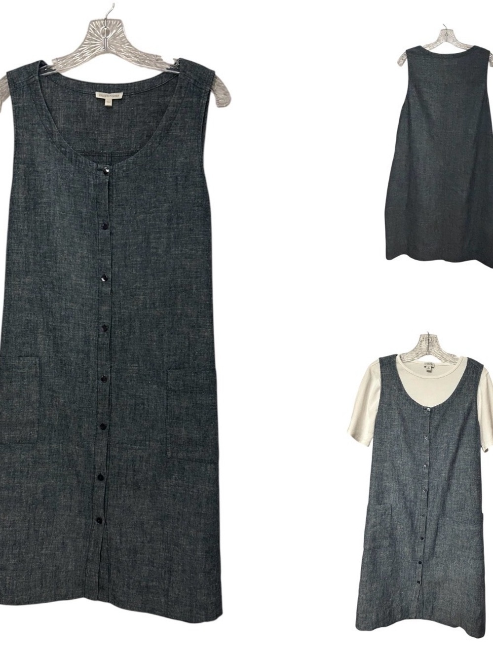 Eileen Fisher hemp and cotton dress